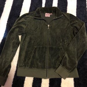 Juicy Couture Green Zip Up